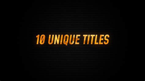unique titles templates enzeefx