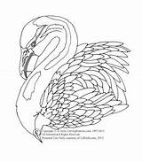 Pyrography Lsirish Flamingo Ls sketch template