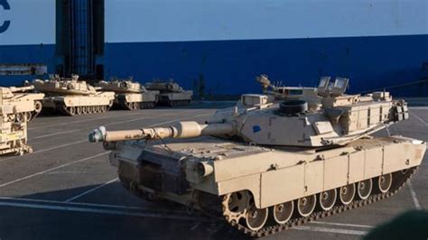 us tanks arrive in germany for nato mission in europe