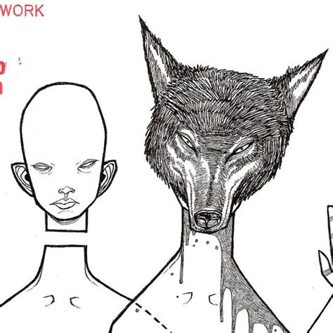 mwolf mask coloring page coloring pages