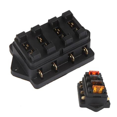 car style fuse box fuse holder car truck vehicle   circuit automotive middle sized blade