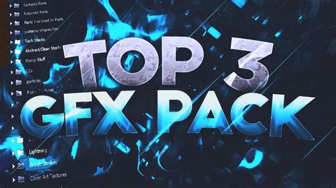 top  gfx pack photoshop    youtube