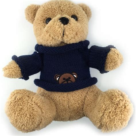 bstaofy dropshipping cm soft teddy bear plush toy blue sweater bear