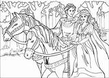 Coloring Pages Ausmalbilder Pferde Horse Princess Choose Board Barbie sketch template