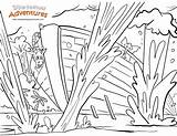 Flood Coloring Activity Kids Great Story Designlooter sketch template