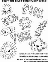 Germs Germ sketch template