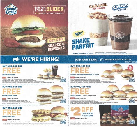 white castle coupons expires