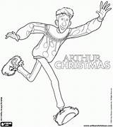 Arthur Christmas Pages Coloring Printable Salvo Topcoloringpages sketch template