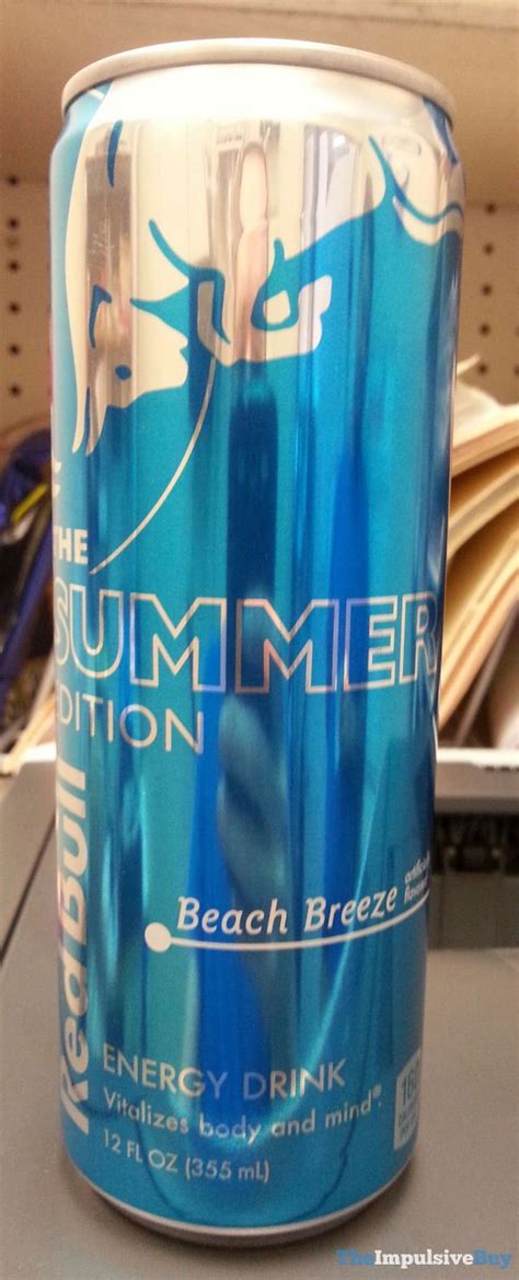 spotted red bull summer edition beach breeze energy drink  impulsive buy
