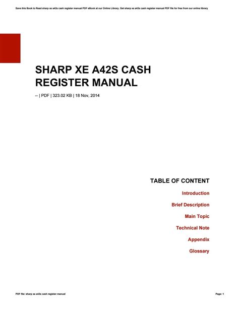 sharp xe  cash register manual  suzannemangum issuu