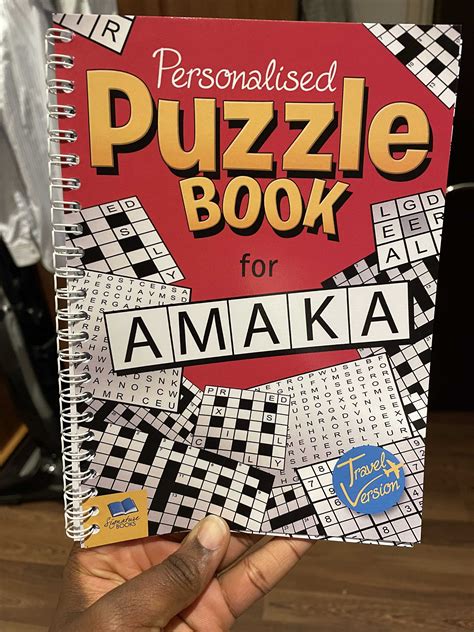 personalised puzzle book  buyagift
