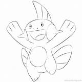 Marshtomp Pages Pokemon Coloring Xcolorings 37k Resolution Info Type  Size Jpeg sketch template