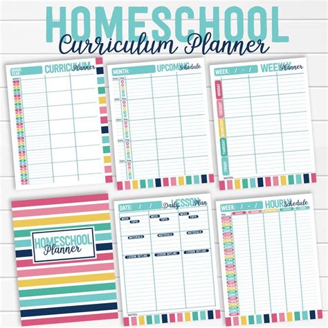 printable homeschool curriculum  daily lesson plans
