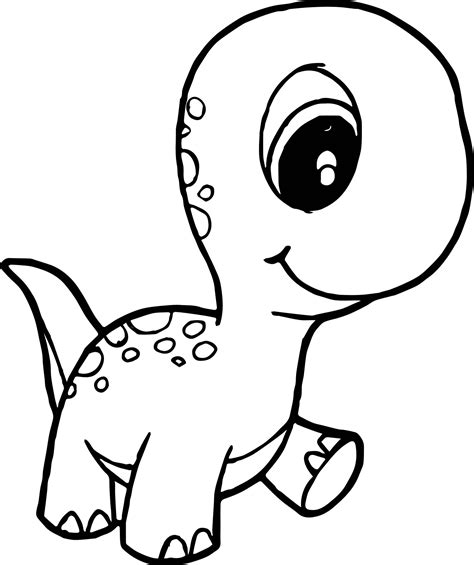preschool cute dinosaur coloring pages entries variety