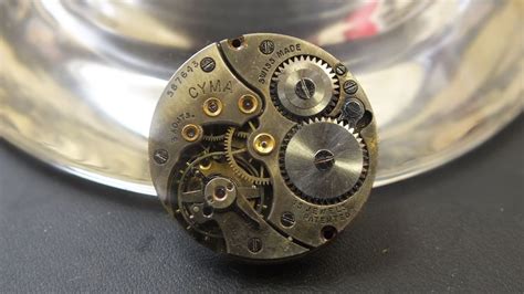 cyma ref  movement  dial  hands