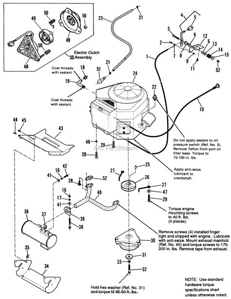 simplicity  broadmoor hp hydro parts diagram  engine group electric clutch