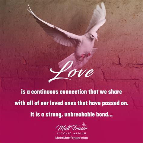 love is a continuous connection that we share with all of our loved