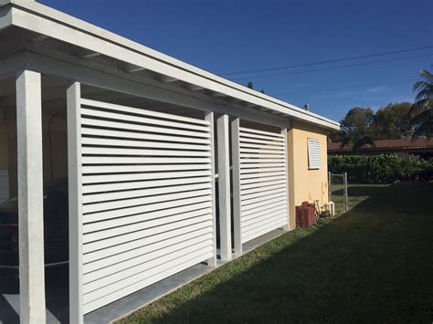 louvered wall privacy louvered wall system