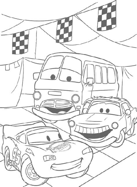 cars  coloring page