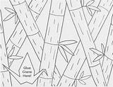 Coloring Bamboo Pages Cranes Thanks Teens Teen Colored Template Color sketch template