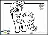Rarity Coloring Pages Pony Little Mlp Printable Girls Book Colors Popular Choose Board Tegninger sketch template