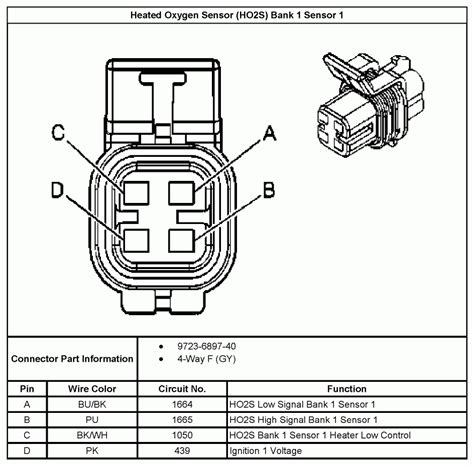 mustang oxygen sensor wiring diagram