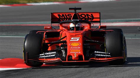 winter test  day  ferrari   sebastian vettel leads    morning