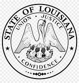 Louisiana State Seal Coloring Symbols Pages sketch template