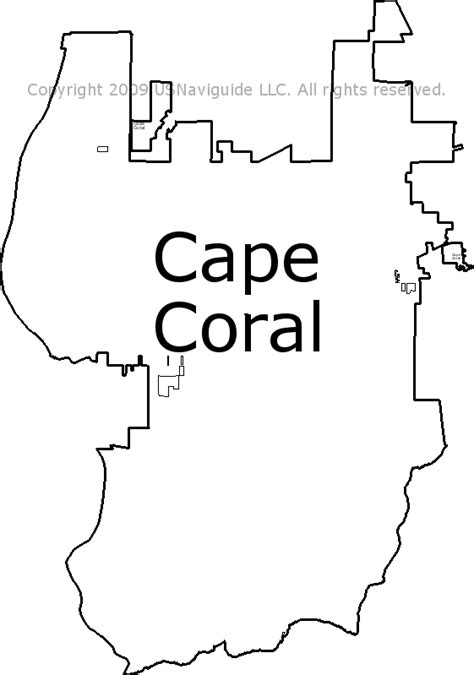 Cape Coral Zip Code Map Maps For You