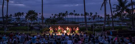 sunset luau  hawaii  waikoloa beach hawaii marriott hotels resorts