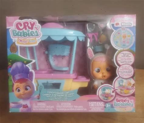 cry babies magic tears coneys bakery cart playset bunny doll