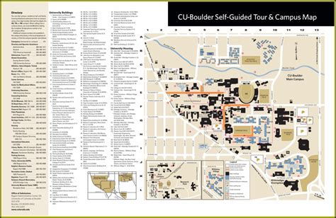 cu boulder campus map printable map resume examples