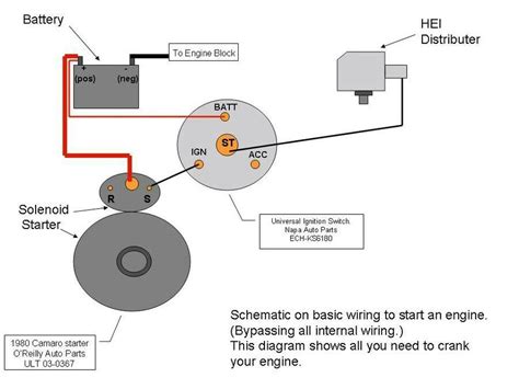 chevrolet starter solenoid wiring diagram  wiring collection