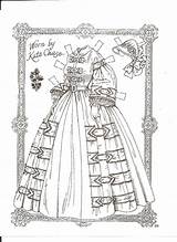 Victorian Mary Todd sketch template