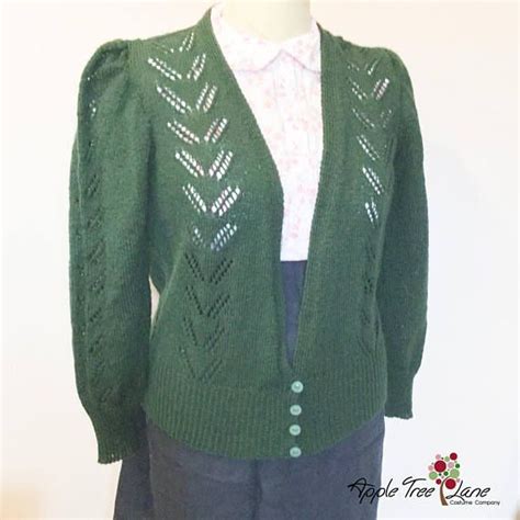 vintage 1940 s cardigan from apple tree lane 1940 s shop 1960s style