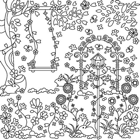 pin  gina  coloring  garden coloring pages spring coloring