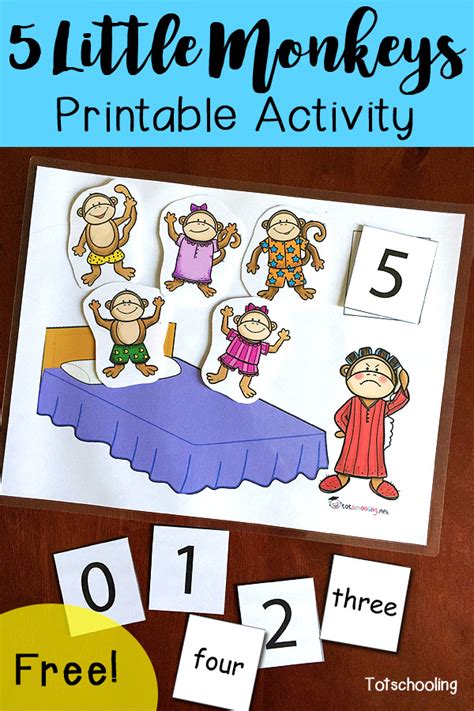 monkeys  printables printable templates