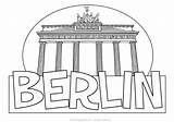 Alemania Niemcy Berlin Ausmalbild Coloring Kolorowanki Drucken Dibujos Malvorlagen Pokoloruj ähnliche sketch template