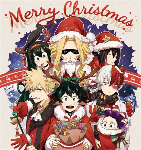 Merry Christmas From Class 1 A My Hero Academia Amino