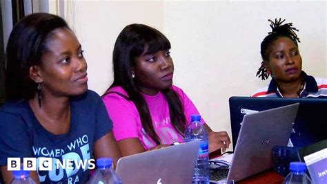 ghana s women who code network bbc news