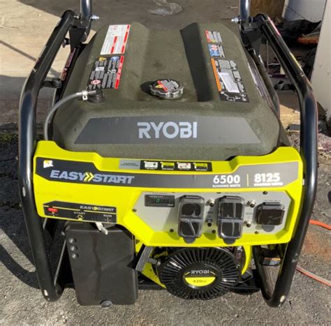 ryobi rys  watt gas generator local pickup   sale  ebay
