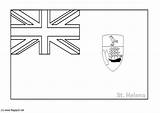 Helena Flag Coloring St sketch template