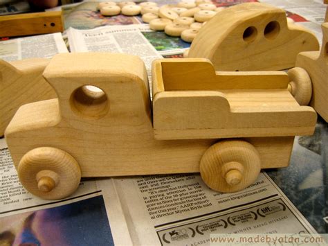 making wooden toy cars  charity   alan