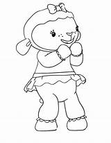 Mcstuffins Doc Coloring Pages Girls sketch template
