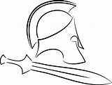 Helmet Roman Drawing Ancient Sword Step Sketch Rome Drawings Coloring Army Getdrawings Paintingvalley Stock sketch template