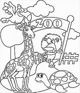Zoo Coloringbay sketch template