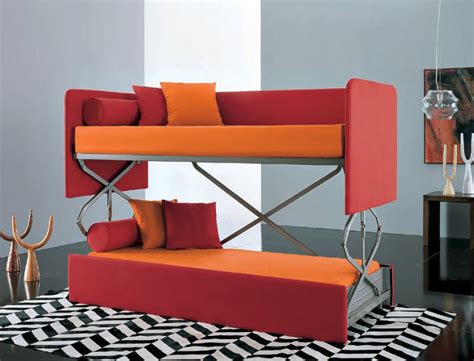 space saving sleepers sofas convert  bunk beds