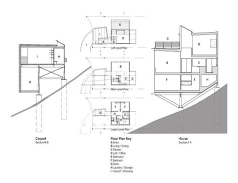 treehouse home   slope seattle usa plans  beautiful houses   world