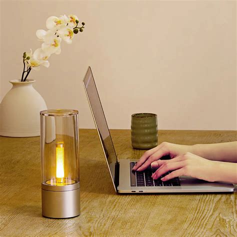 original xiaomi yeelight ylfwyl smart candela light rechargeable battery  usb brightness