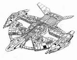 Starship Naves Epingle Designlooter sketch template